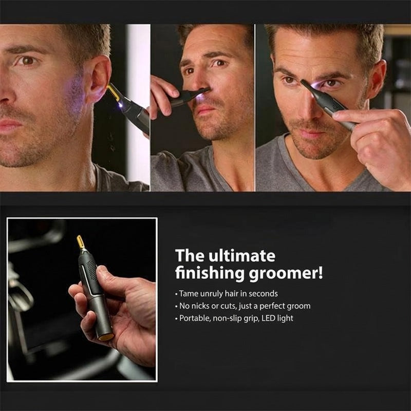 Precision Grooming Tool | Micro-Oscillation Blades | Titanium Steel