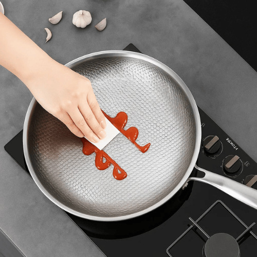 Premium Titanium Frying Pan for All Cooktops - Cook Healthier and Longer