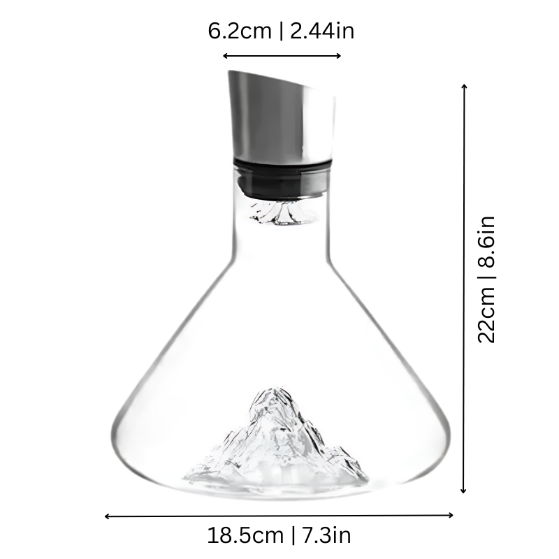 Premium Wine Decanter – Lead-Free Crystal with Quick Aeration & Filtration for Enhanced Flavor