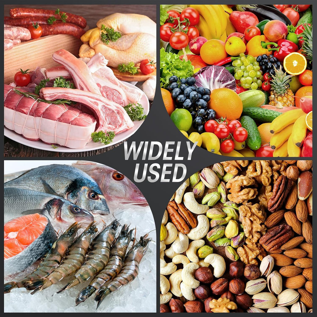 Professional 8-in-1 Vacuum Sealer | Integrated Precision Cutter | Modes for Dry & Moist Foods | Airtight LED Sealing Sys
