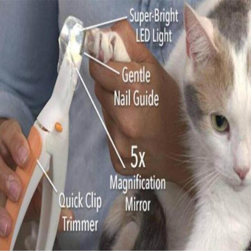 Professional Dog Nail Clippers with LED Light