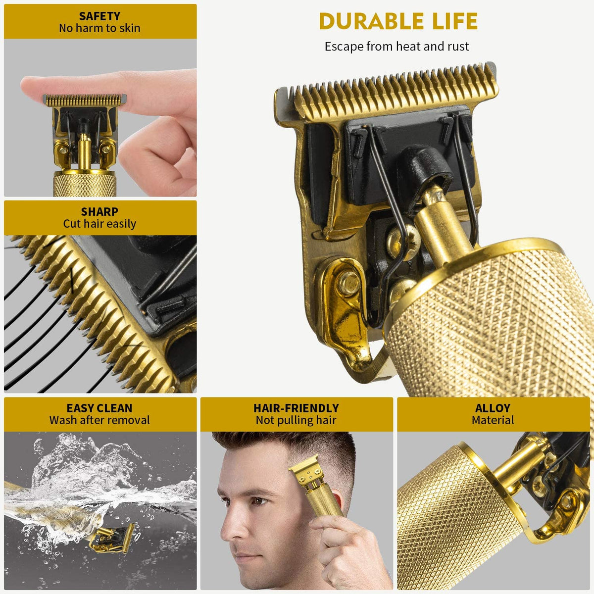 Professional Hair Clipper with T-Blade