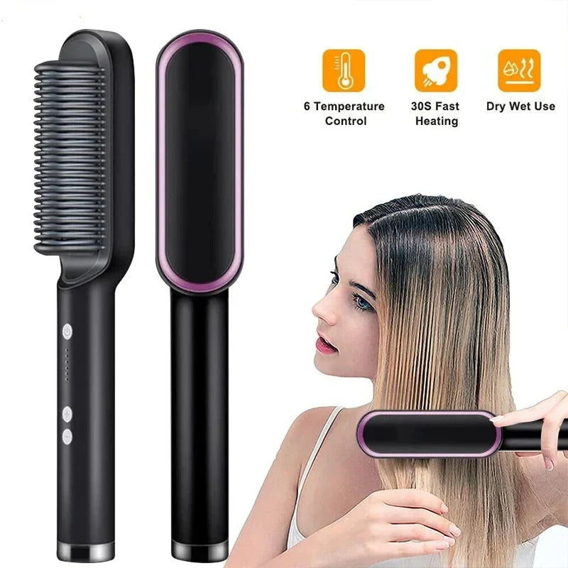 Professional Hair Straightener with Fast Heating