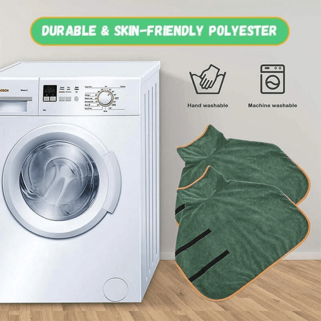 Quick-Dry Dog Coat for Comfort After Walks & Baths