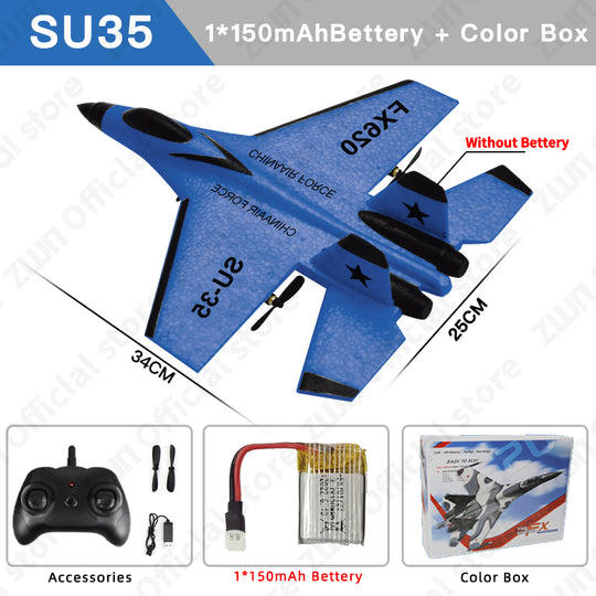RC Plane SU35 with LED Lights