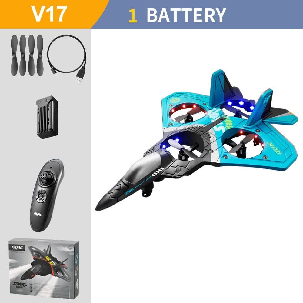 RC Stunt Airplane with 360° Tricks – Beginner-Friendly Remote Control Plane