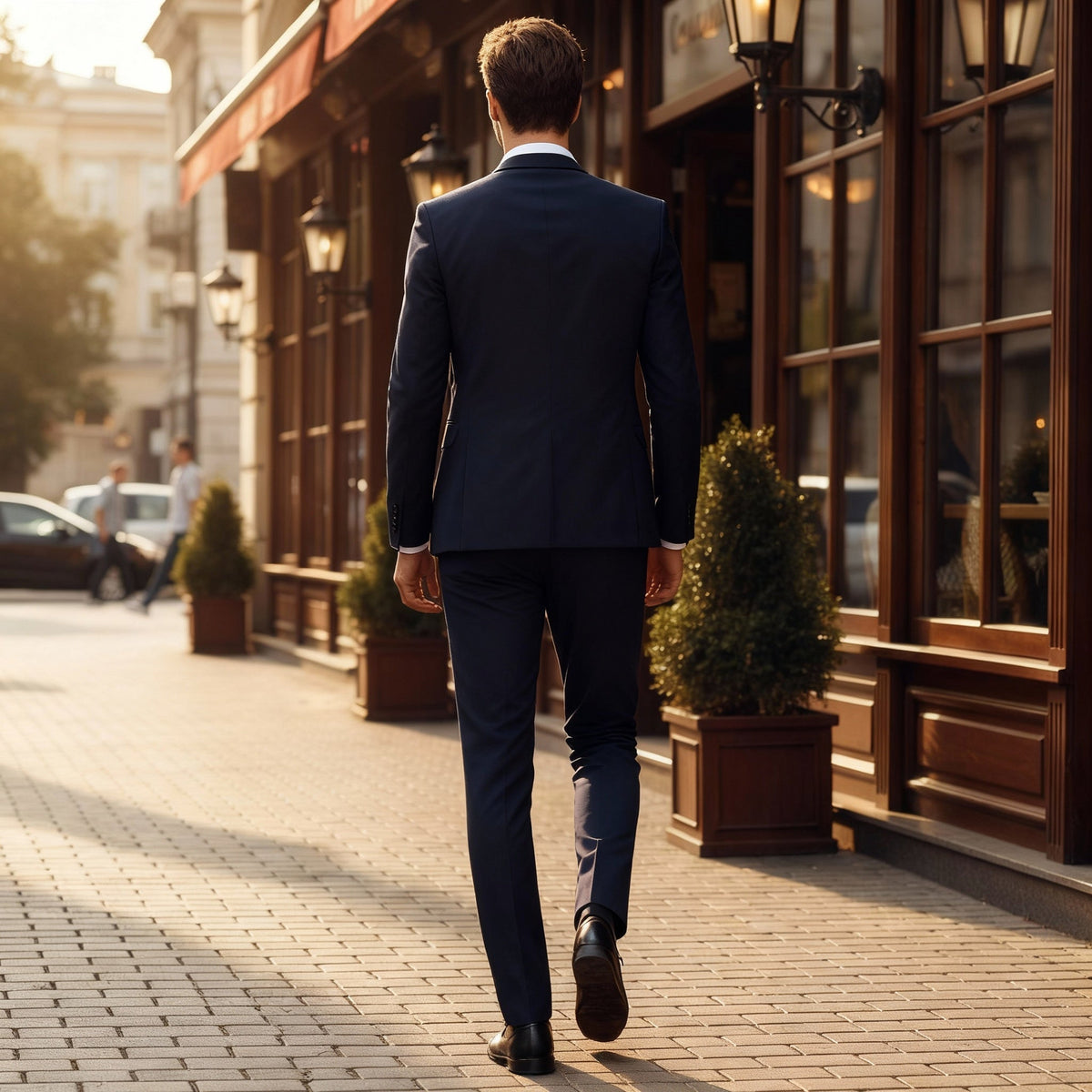 Refined Slim-Fit Business Suit