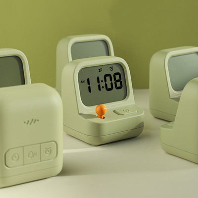 Retro Game Console Alarm Clock with Timer and Joystick