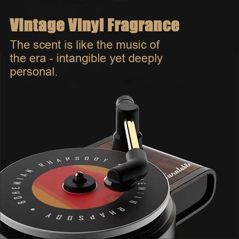 Retro Record Player Car Aromatherapy Diffuser