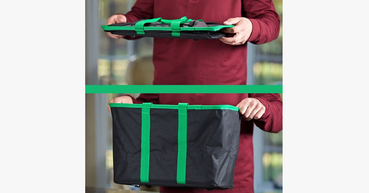 Reusable Shopping Cart Bag with Compartments