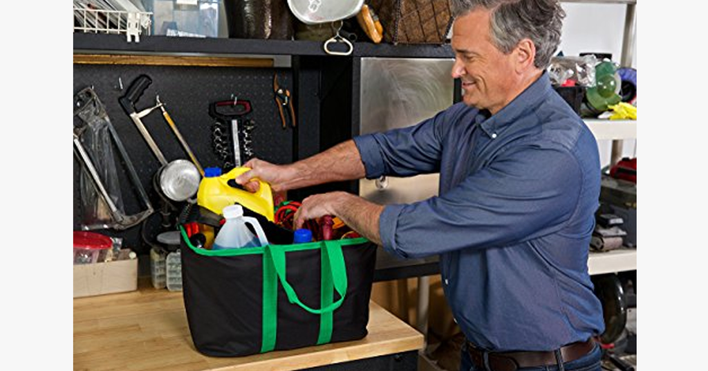 Reusable Shopping Cart Bag with Compartments