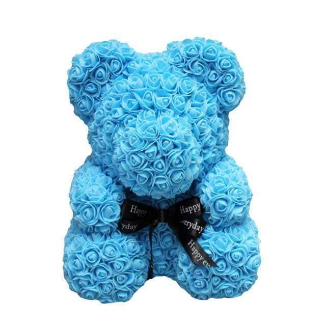 Rose Bear Valentine's Day Gift – Romantic Flower Bear for Kids & Girlfriends
