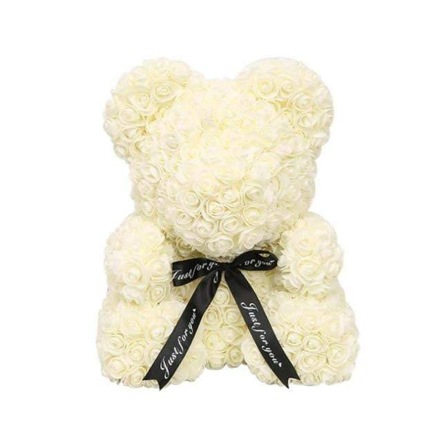 Rose Bear Valentine's Day Gift – Romantic Flower Bear for Kids & Girlfriends
