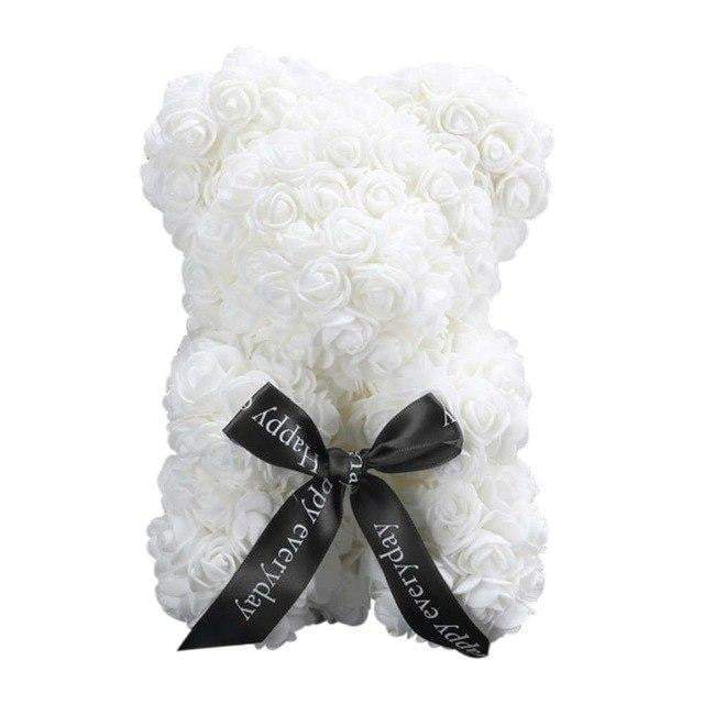 Rose Bear Valentine's Day Gift – Romantic Flower Bear for Kids & Girlfriends