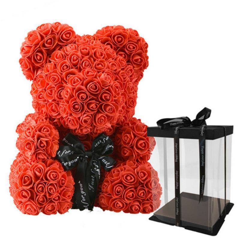 Rose Teddy Bear – Handcrafted Valentine's Day Gift