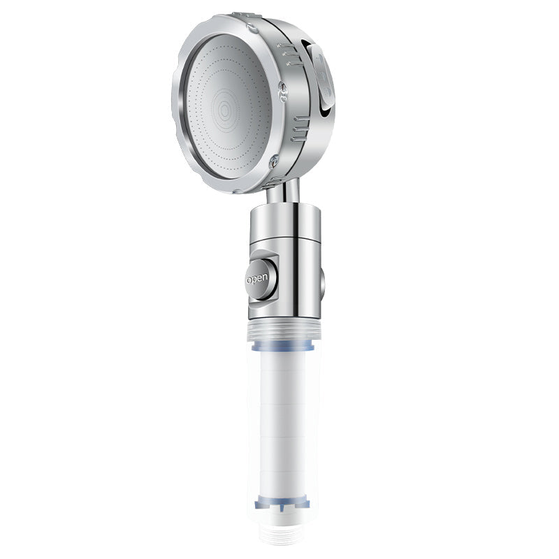 Round Brass Shower Head with Filter and Hose