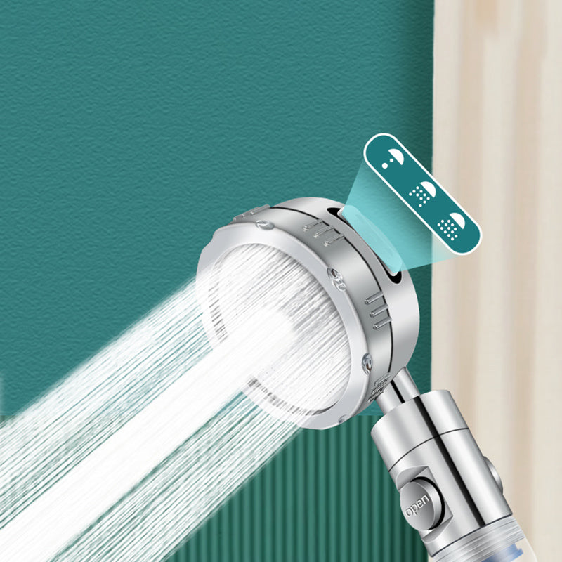 Round Brass Shower Head with Filter and Hose