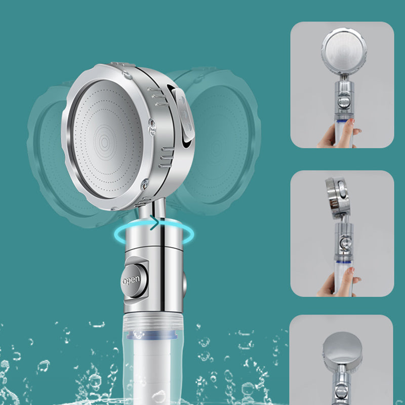 Round Brass Shower Head with Filter and Hose