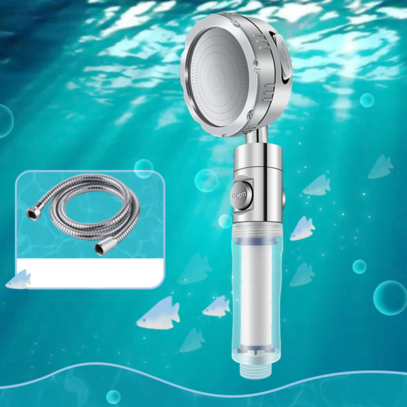 Round Brass Shower Head with Filter and Hose
