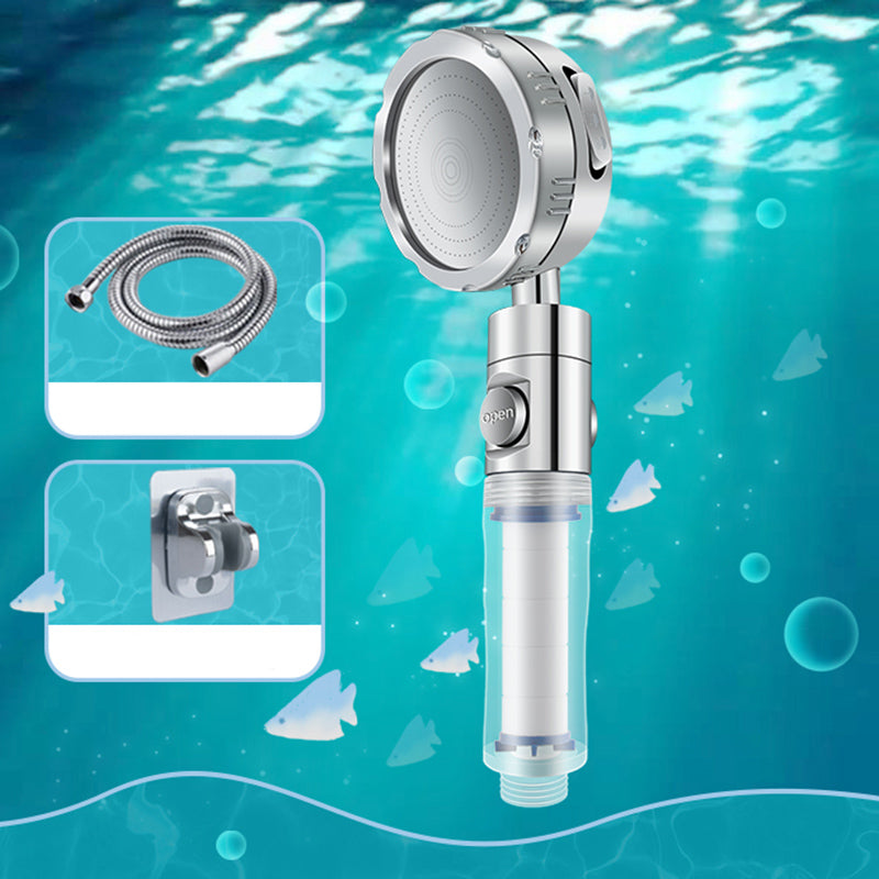 Round Brass Shower Head with Filter and Hose