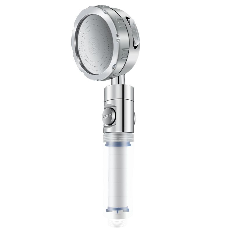Round Brass Shower Head with Filter and Hose