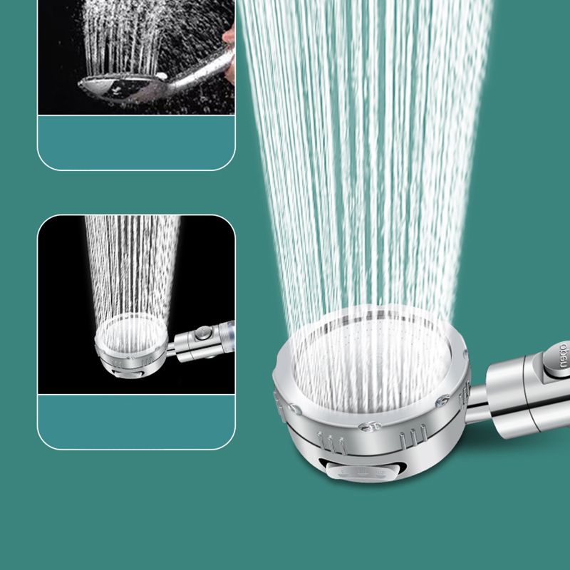 Round Brass Shower Head with Filter and Hose