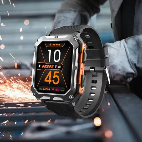 Rugged Smartwatch with Health Tracking & Calls