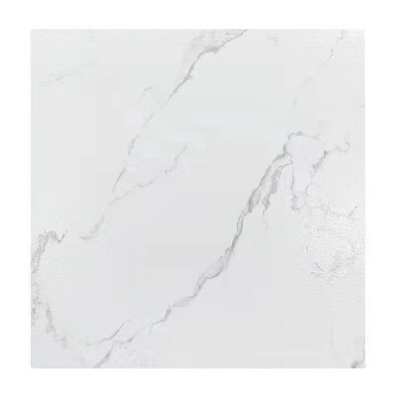 Scratch-resistant waterproof peel and stick vinyl floor tiles