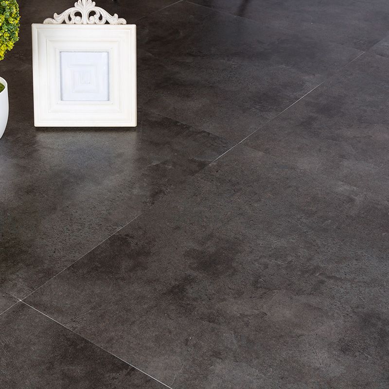 Scratch-resistant waterproof peel and stick vinyl floor tiles