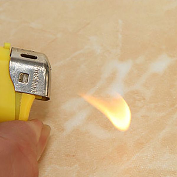 Scratch-resistant waterproof peel and stick vinyl floor tiles