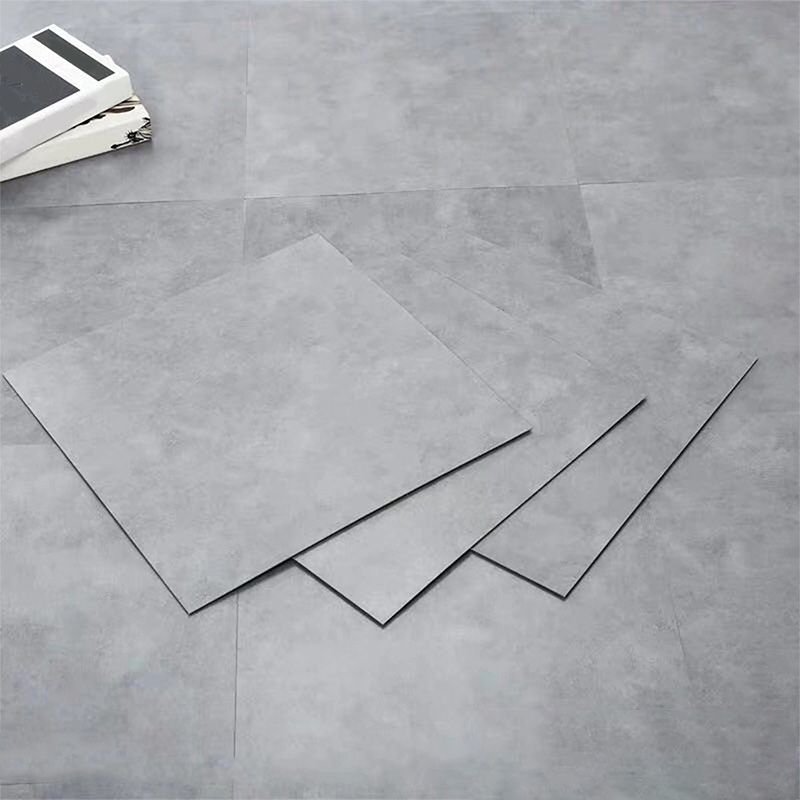 Scratch-resistant waterproof peel and stick vinyl floor tiles