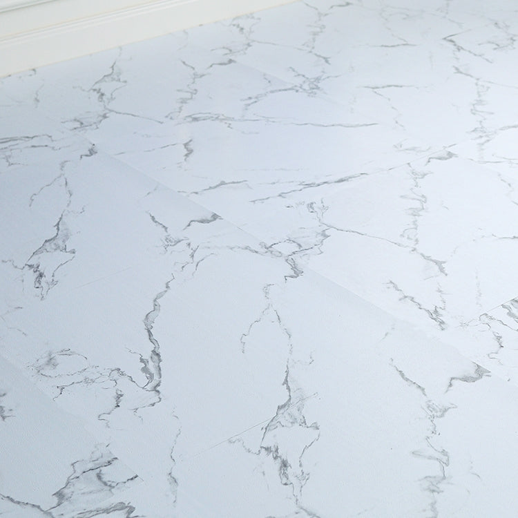 Scratch-resistant waterproof peel and stick vinyl floor tiles
