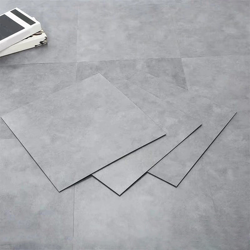 Scratch-resistant waterproof peel and stick vinyl floor tiles