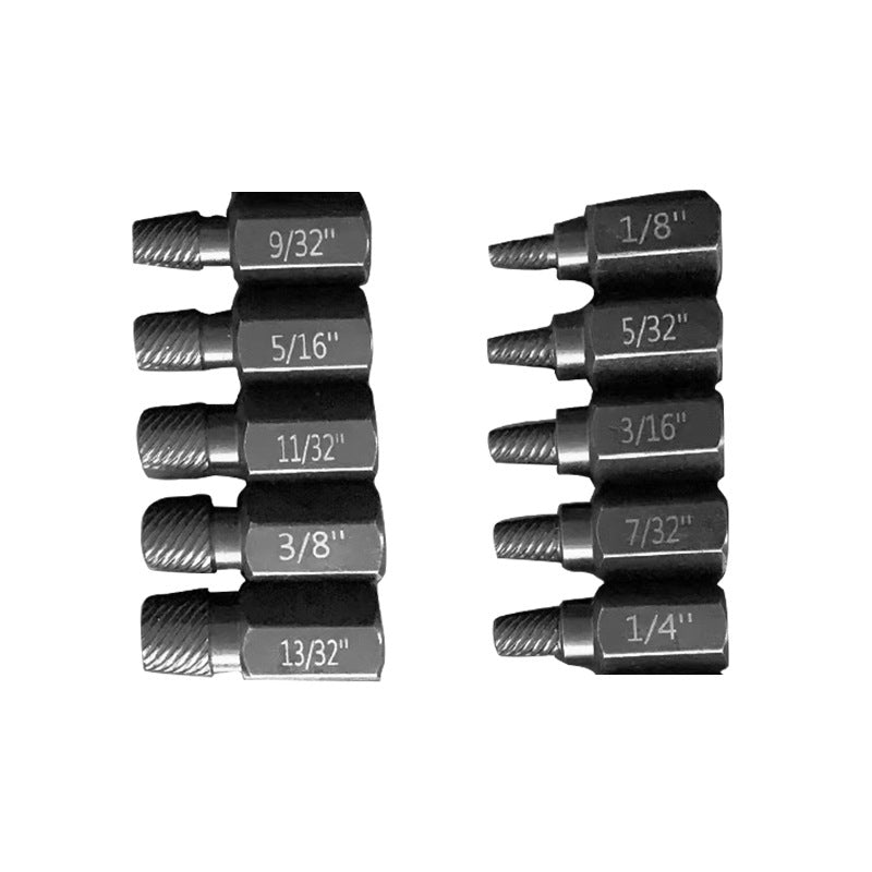 Screw and Bolt Extractor Set – 10-Piece Damaged Fastener Removal Kit