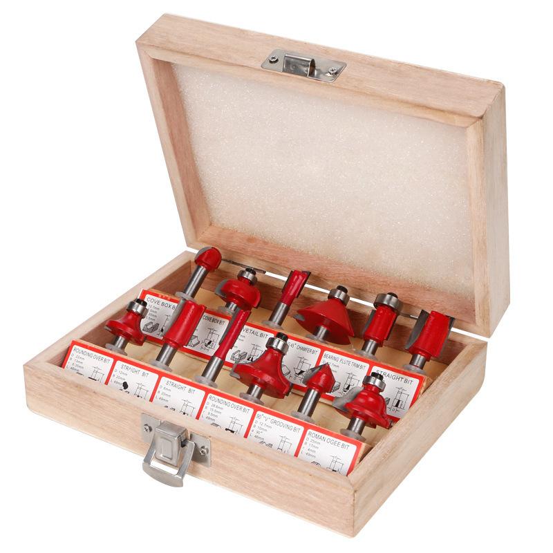Shank Woodworking Router Bit Set