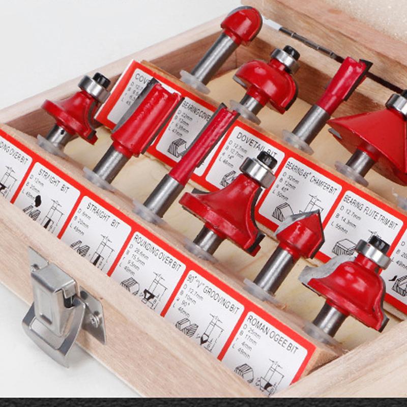 Shank Woodworking Router Bit Set