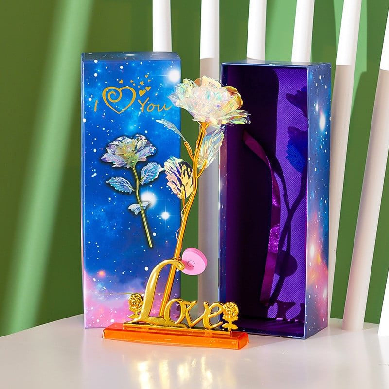 Shiny Sleeping Rose Valentine's Day Gift