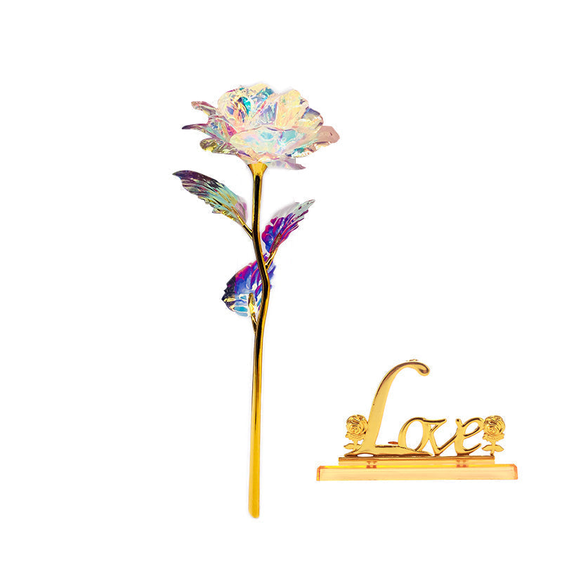 Shiny Sleeping Rose Valentine's Day Gift
