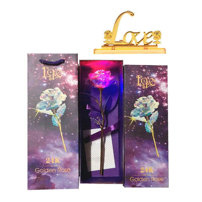 Shiny Sleeping Rose Valentine's Day Gift