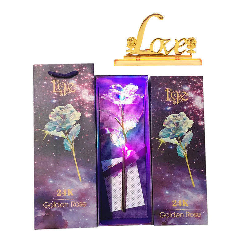Shiny Sleeping Rose Valentine's Day Gift