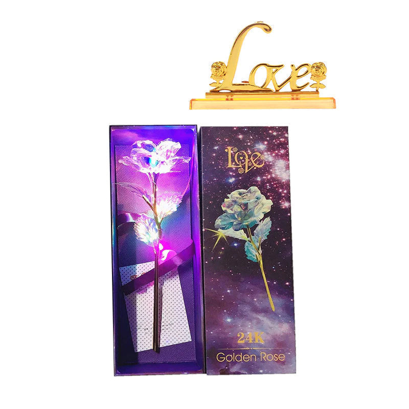 Shiny Sleeping Rose Valentine's Day Gift