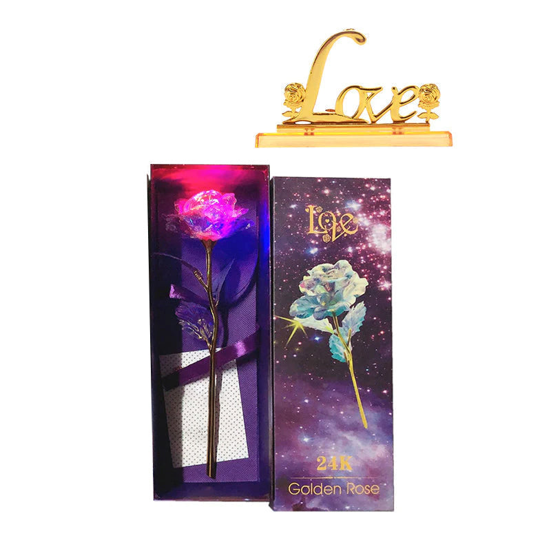 Shiny Sleeping Rose Valentine's Day Gift