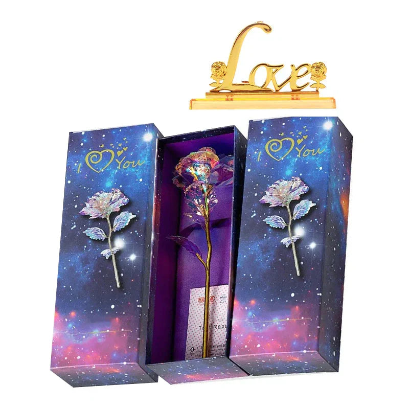 Shiny Sleeping Rose Valentine's Day Gift