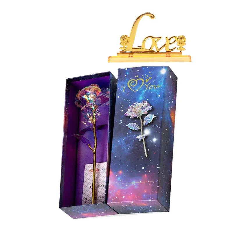 Shiny Sleeping Rose Valentine's Day Gift