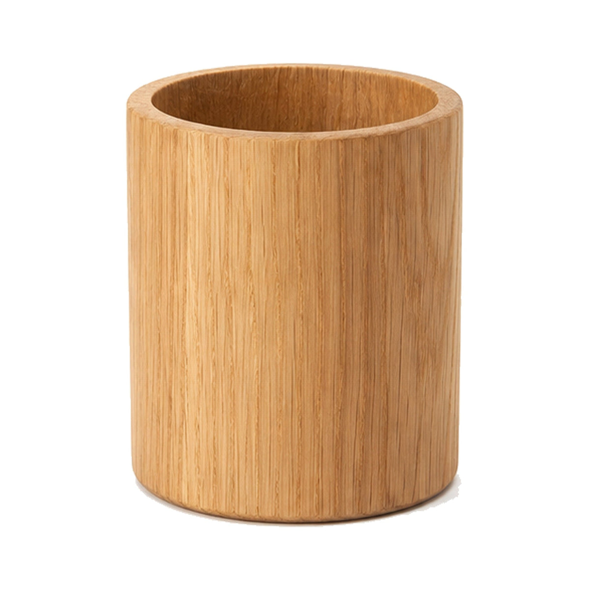 Shopaverly Natural Oak Wood Pencil Holder