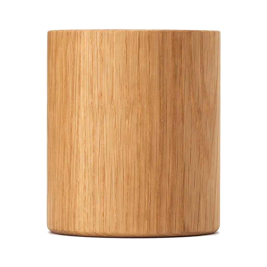 Shopaverly Natural Oak Wood Pencil Holder