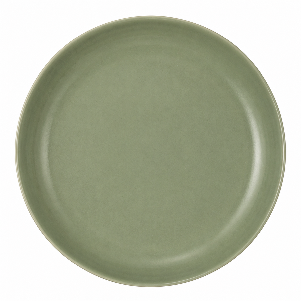 Shopaverly Sage Green Ceramic Dinner Plate – Elegant Modern Tableware