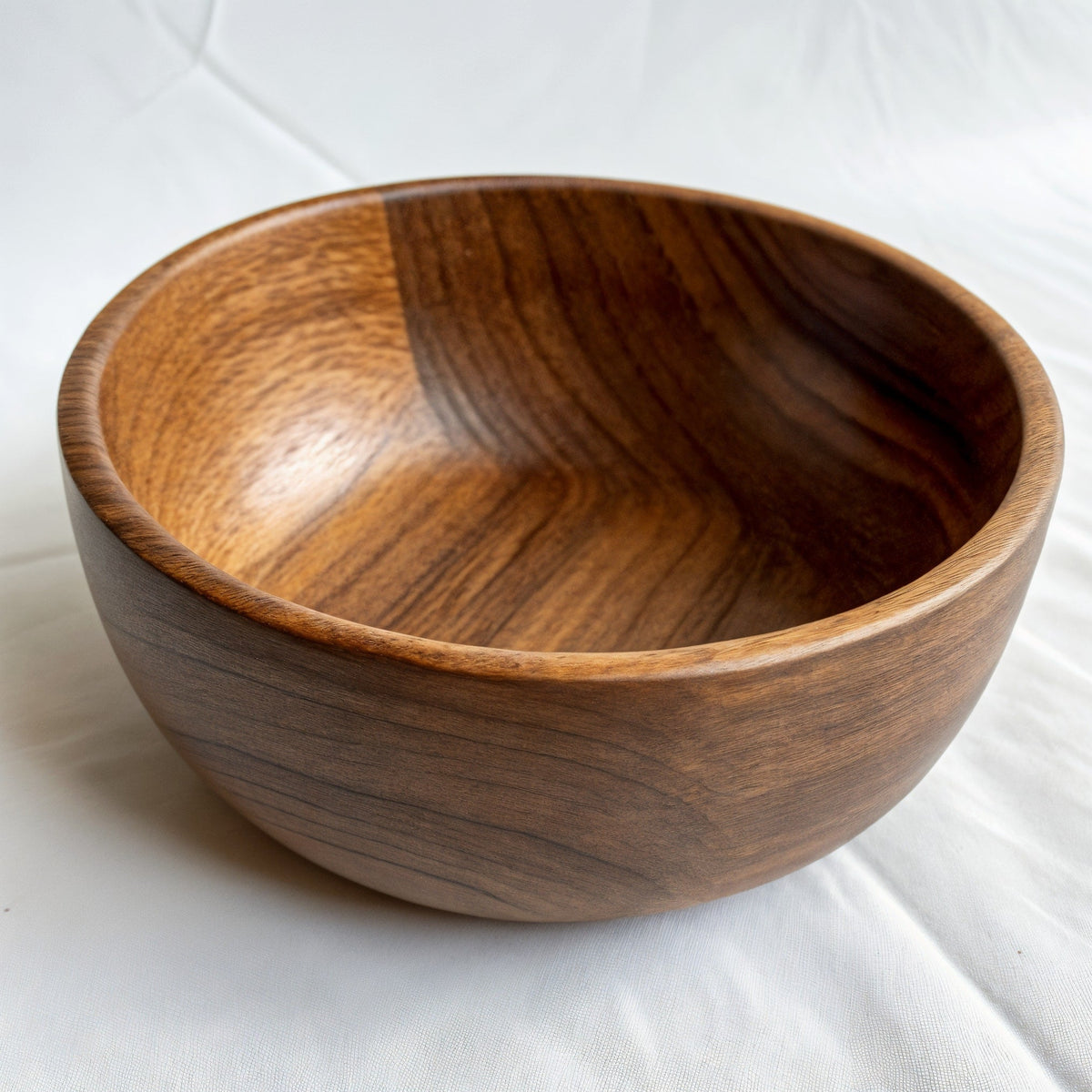 Shopaverly Walnut Wood Bowl Matte Finish