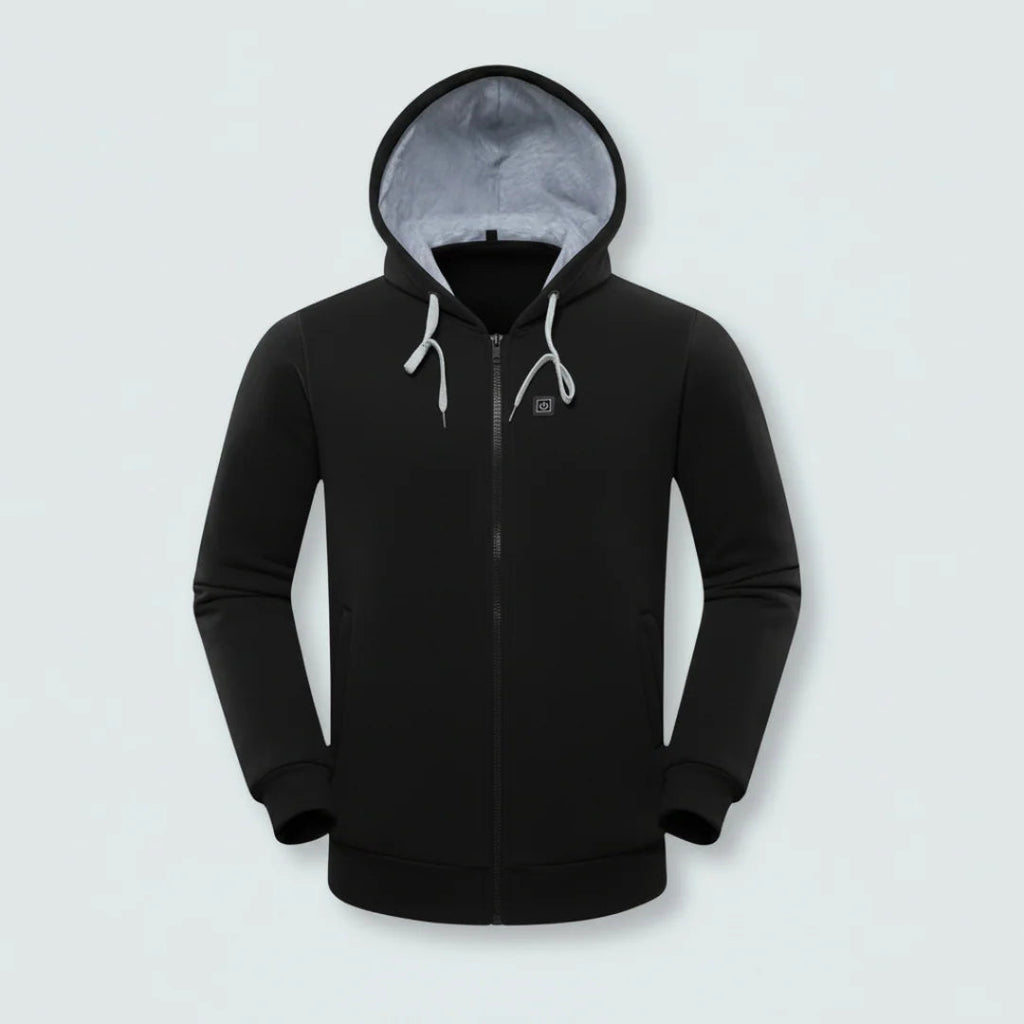 Shopaverly X Men's Heated Hoodie – 3 Heating Zones, Waterproof