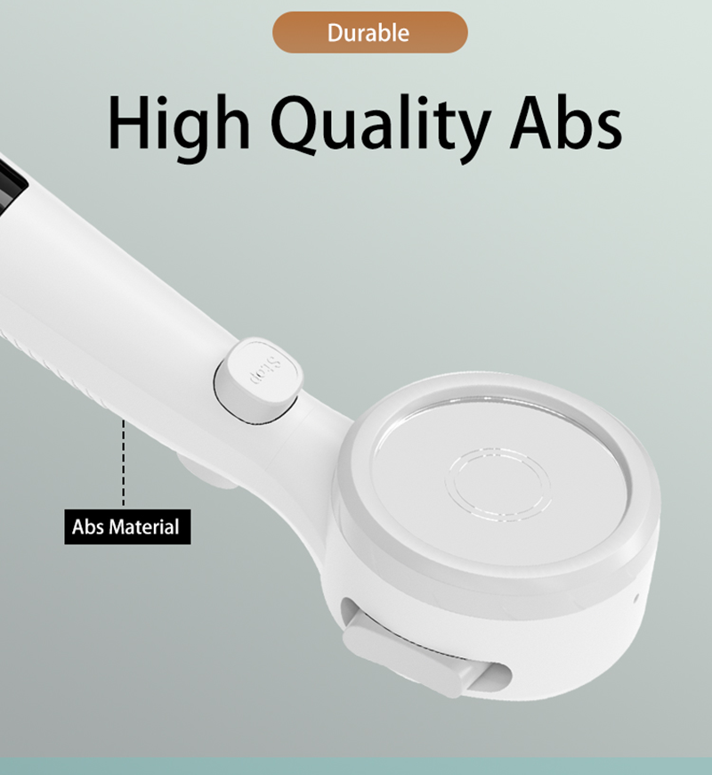 Shower Head with Built-In Temperature Display